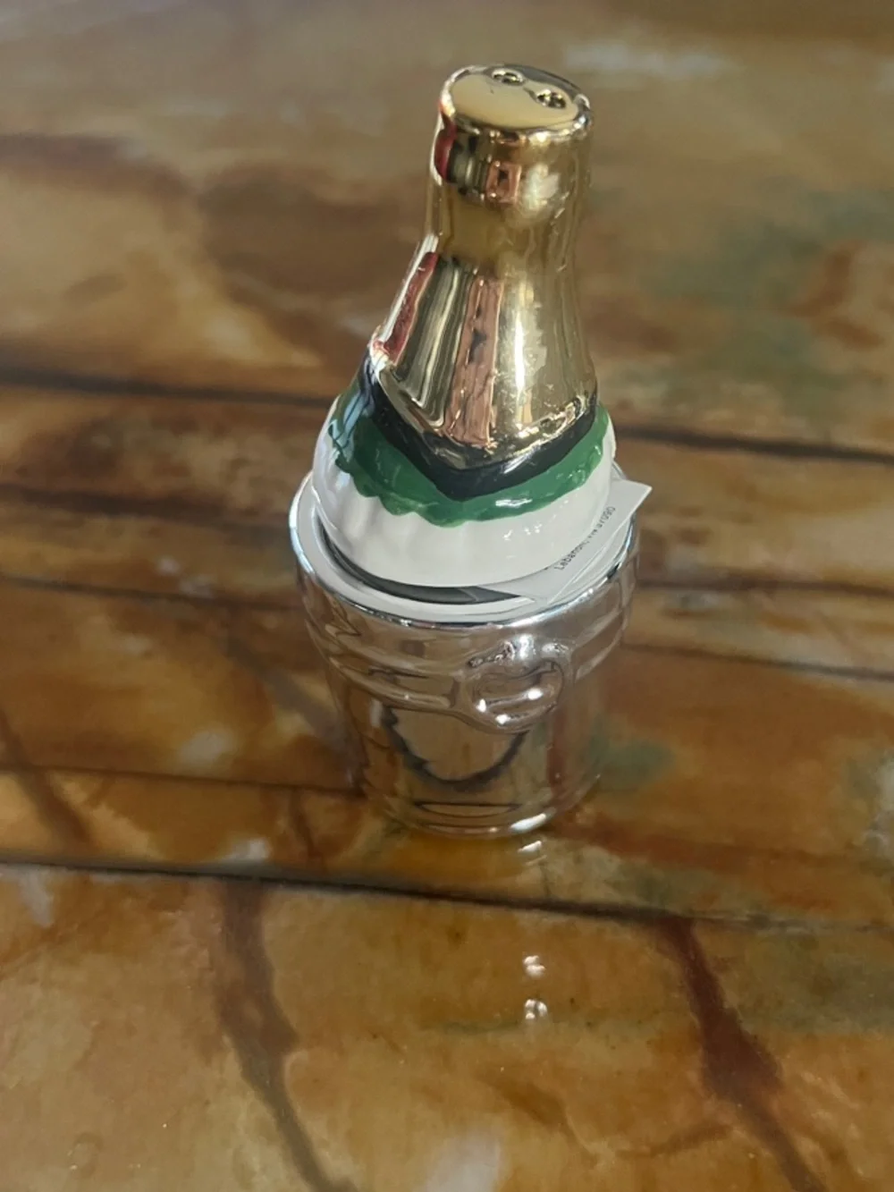 Champagne Bottle & Ice Bucket Salt & Pepper Shaker